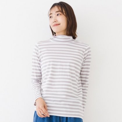 新価格【kermu/ケルム】　オーガニックコットンmainichiハイネックTシャツ